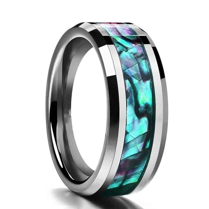 Skalring Abalone Moder Af Perle