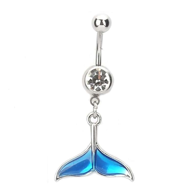 Muslinge Navlepiercing Havfrue Hale (Sølv)