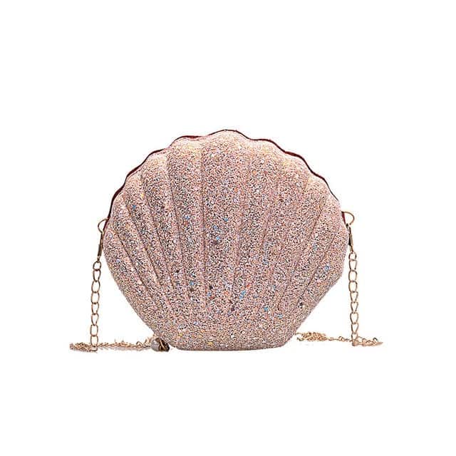 Muslinge Taske Skinnende Rosa